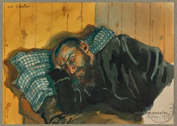 Ritratto di Lavissiere che fa un pisolino, Gustrow