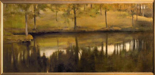 Acque tranquille (olio su tela)