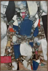 La donna in blu