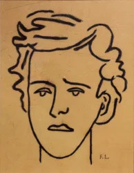 Ritratto, Museo Arthur Rimbaud, Charleville-Mézières, Ardenne, Francia