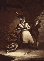 Jose de la Hera si ribella contro uno dei soldati dell