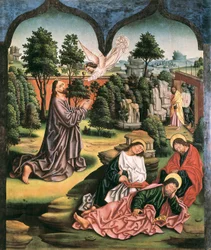 Preghiera nel Giardino degli Ulivi, dipinto di Fernando Gallego