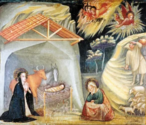 Dettaglio della nascita di Gesù a Betlemme