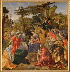 Adorazione dei Magi (dipinto su tela)