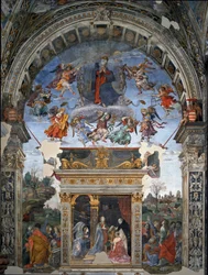 Assunzione della Vergine e sotto San Tommaso d