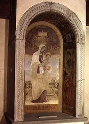 Madonna col Bambino e Santi, (dettaglio) dal tabernacolo del Canto al Mercantale, 1498