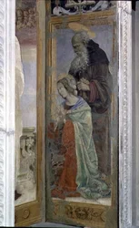 SS. Antonio e Lucia, (dettaglio) dal tabernacolo del Canto al Mercatale, 1498
