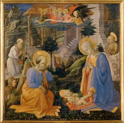 Adorazione del Bambino con Sant
