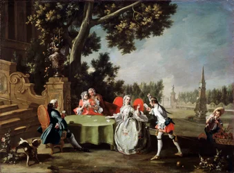 Gioco di carte, XVIII secolo