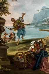 Attacco dei pirati, 1735/40 circa (olio su tela)