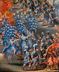 Festa a Palazzo Barberini in onore di Cristina di Svezia (dettaglio)