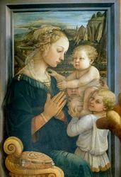Vergine con Bambino e due angeli