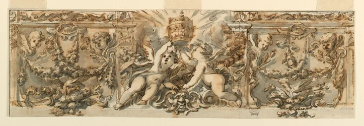 Disegno, decorazione di un fregio, 1770 ca.