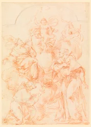 Disegno, studio per un dipinto d