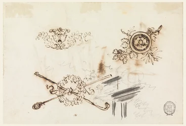 Studi di alberi e ornamenti