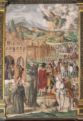 Il Santo appare al beato Luca Belludi predicendo la liberazione di Padova, Scuola del Santo