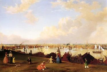 Veduta di Baltimora, c.1850