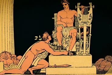 Oreste supplicante ad Apollo, 1880