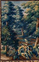 Arazzo fiammingo. Fine XVII secolo. Proprietà della chiesa Sint-Walburgakerk Oudenaarde (Dekenij van de Sint-Walburga).