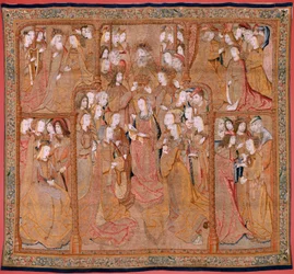 Arazzo fiammingo. Serie Devozione di Nostra Signora o Panni d