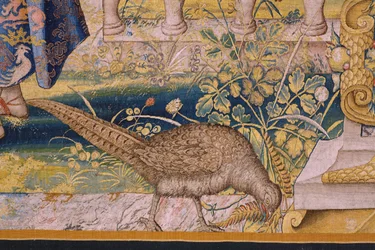 Serie Vertumno e Pomona: Vertumno trasformato in contadino. Atelier Willem de Pannemaker. Ca 1545-1550. (dettaglio)