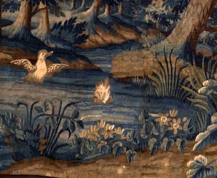 Verdura. Fine 17°-inizio 18° secolo. Proprietà della chiesa Sint-Walburgakerk Oudenaarde. (dettaglio)