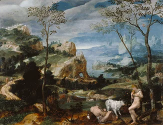 Paesaggio con Mercurio e Argo, c.1570