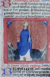 Pagina dal Legenda Aurea, Bruges, c.1400-10