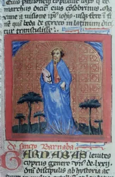 Pagina dal Legenda Aurea, Bruges, c.1400-10