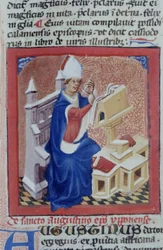 Pagina dalla Legenda Aurea, Bruges, c.1400-10