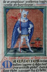 Pagina dalla Legenda Aurea, Bruges, c.1400-10