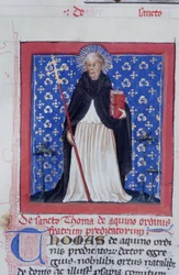 Pagina dalla Legenda Aurea, Bruges, c.1400-10