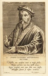 Ritratto di Joos van Cleve, pittore fiammingo