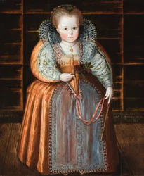 Ritratto di una bambina, che si dice essere la regina Elisabetta