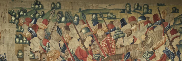 Arazzo che mostra le conquiste del re Alfonso V del Portogallo