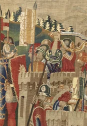 Arazzo che mostra le conquiste del re Alfonso V del Portogallo