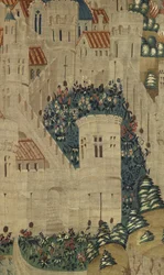Arazzo che mostra le conquiste del re Alfonso V del Portogallo
