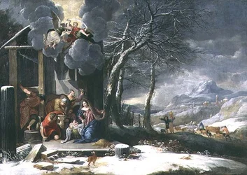 Paesaggio Invernale con Natività