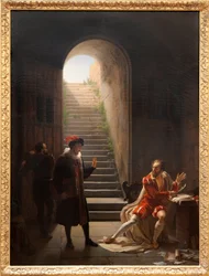 La Coppa in prigione visitata da Montaigne, c.1822