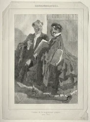 Crinolinografie (Costume della magistratura proposto per il 1857)