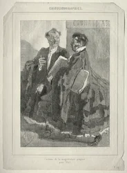 Crinolinografie. Costume della magistratura proposto per il 1857