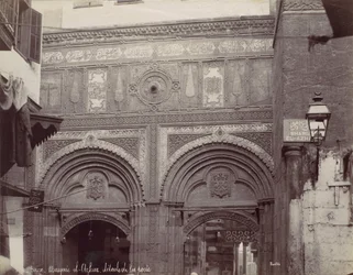 Cairo. Moschea el-Arhar, dettagli della porta