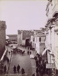 Interno della Porta di Giaffa, ca. 1870