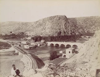I ponti del fiume del cane, ca. 1880