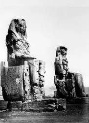 I Colossi di Memnone, Tebe, Nubia, Egitto