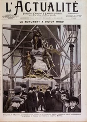 Inaugurazione del monumento a Victor Hugo di Barrias, Parigi, 17 gennaio