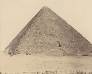 Djizeh Necropoli di Menfi, Piramide di Cheope Grande Piramide, 1851-52, stampato 1853-54