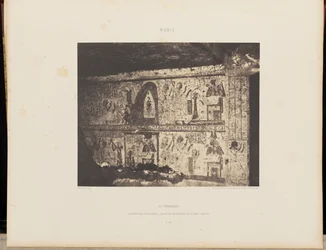 El-Fourdjeh. Architettura ipogea - Pittura interna della parete di sinistra