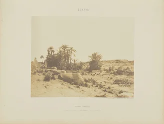 Karnak (Tebe). Viale delle Sfingi - Vista generale dal punto G