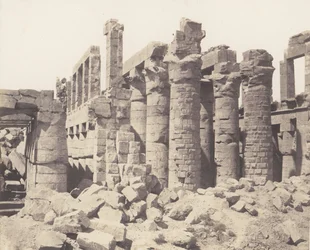 Karnak Tebe, Palazzo - Sala Ipostila - Vista Generale dal Punto Q